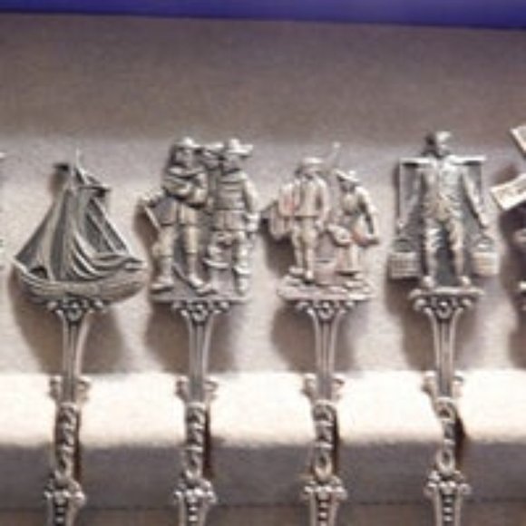 PLEET HOLLAND SILVER PLATED DUTCH SPOONS SET VINTAGE - Picture 3 of 8